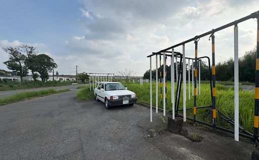 縦列駐車がうまくいったときの写真